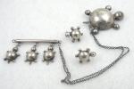 Newly Added Sterling Mama & Babies Turtles Chatelaine