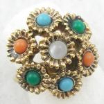 Newly Added Sarah Coventry Glass Cabochon Ring
