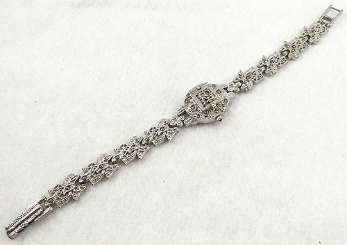Pierre Nicol Marcasite Hidden Face Watch - Garden Party  display picture 2