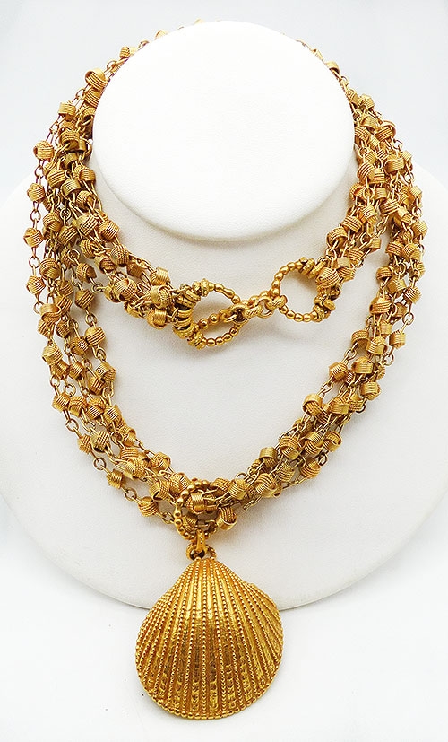 Newly Added Dominique Aurientis Clam Torsade Necklace